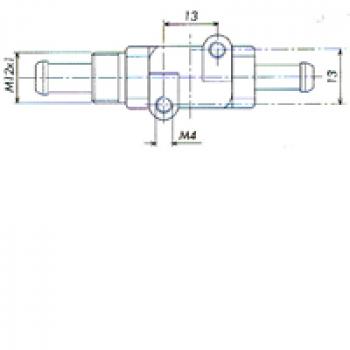 Magnetventil "CEME" Type 5536 - 24V - DC - Tülle beidseitig