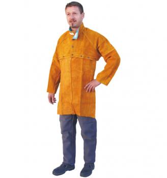 Schutzjacke Gr. M Spaltleder mit Schürze